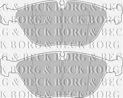 BBP1578 BORG+%26+BECK Brake Pad Set, disc brake