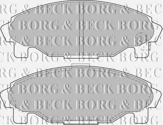 BBP1581 BORG+%26+BECK Brake System Brake Pad Set, disc brake