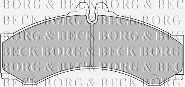 BBP1589 BORG+%26+BECK Bremsbelagsatz, Scheibenbremse