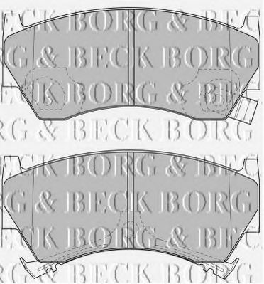 BBP1613 BORG+%26+BECK Brake Pad Set, disc brake