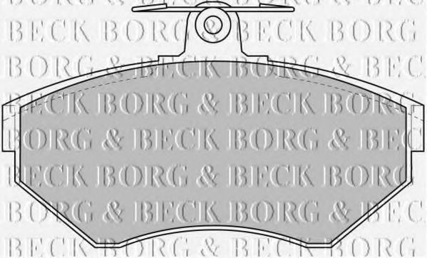 BBP1620 BORG+%26+BECK Brake Pad Set, disc brake