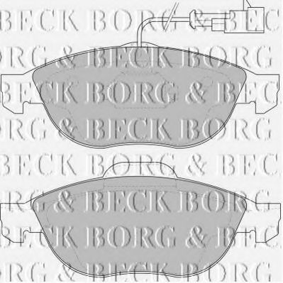 BBP1635 BORG+%26+BECK Brake Pad Set, disc brake