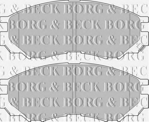BBP1637 BORG+%26+BECK Brake System Brake Pad Set, disc brake