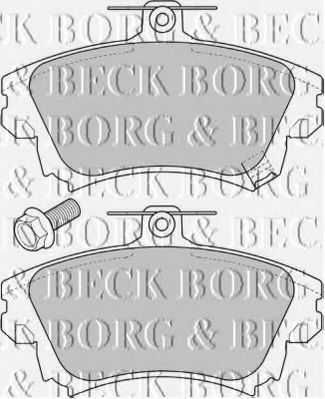 BBP1639 BORG+%26+BECK Brake Pad Set, disc brake