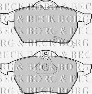 BBP1643 BORG+%26+BECK Brake System Brake Pad Set, disc brake