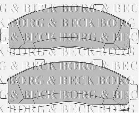 BBP1644 BORG+%26+BECK Brake Pad Set, disc brake