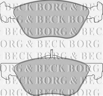 BBP1654 BORG+%26+BECK Brake Pad Set, disc brake