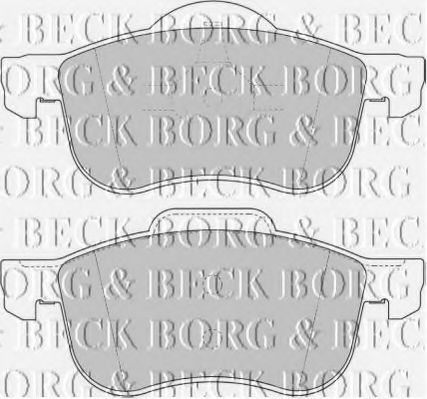 BBP1695 BORG+%26+BECK Brake Pad Set, disc brake