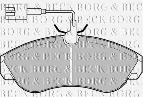 BBP1720 BORG+%26+BECK Brake Pad Set, disc brake