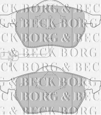 BBP1732 BORG+%26+BECK Brake Pad Set, disc brake