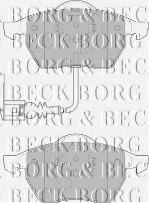 BBP1734 BORG+%26+BECK Brake Pad Set, disc brake