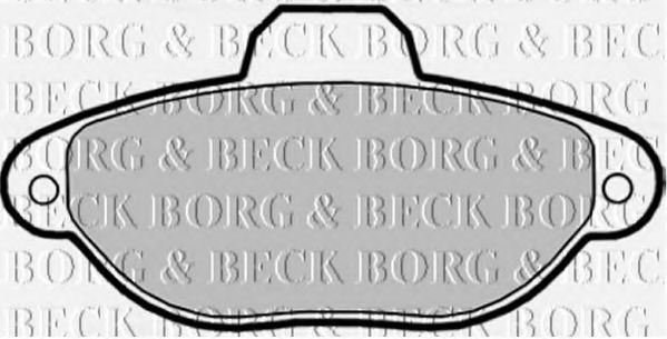 BBP1738 BORG+%26+BECK Brake Pad Set, disc brake