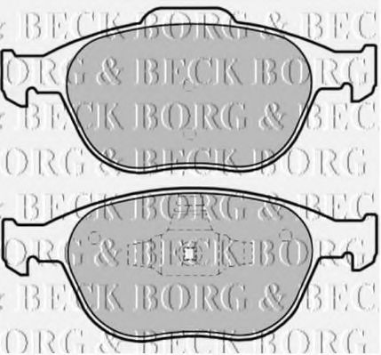 BBP1739 BORG+%26+BECK Brake Pad Set, disc brake