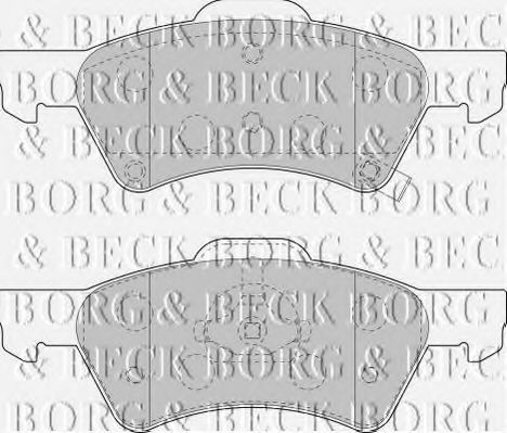BBP1745 BORG+%26+BECK Brake System Brake Pad Set, disc brake