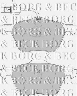 BBP1747 BORG+%26+BECK Brake Pad Set, disc brake