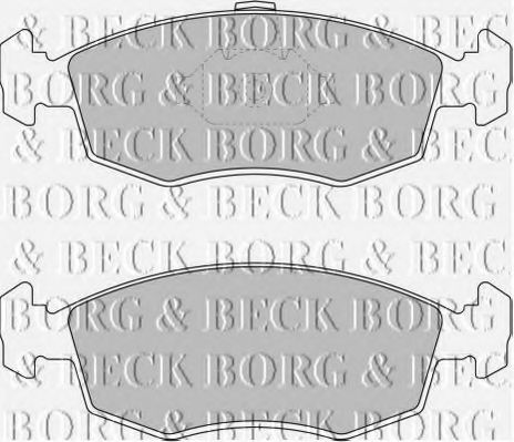 BBP1748 BORG+%26+BECK Brake Pad Set, disc brake