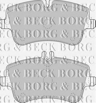 BBP1751 BORG & BECK Brake Pad Set, disc brake
