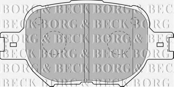 BBP1767 BORG+%26+BECK Brake Pad Set, disc brake