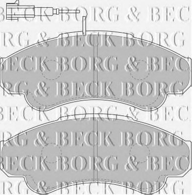 BBP1779 BORG+%26+BECK Brake Pad Set, disc brake