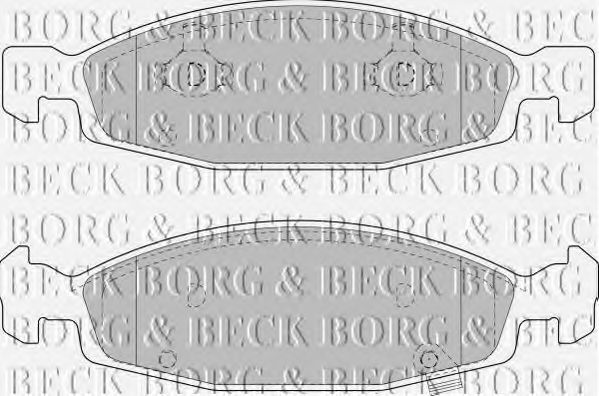 BBP1781 BORG+%26+BECK Brake Pad Set, disc brake
