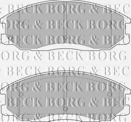 BBP1789 BORG+%26+BECK Brake Pad Set, disc brake