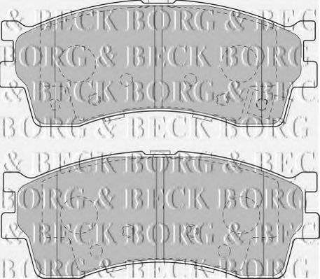 BBP1792 BORG+%26+BECK Brake Pad Set, disc brake