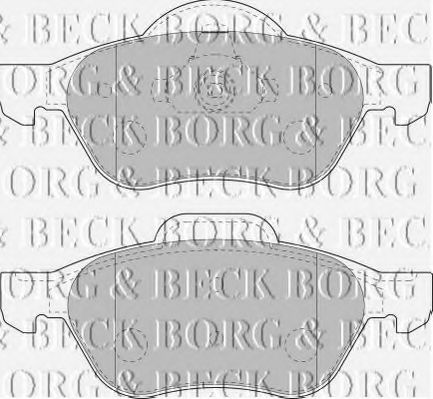 BBP1806 BORG+%26+BECK Brake Pad Set, disc brake