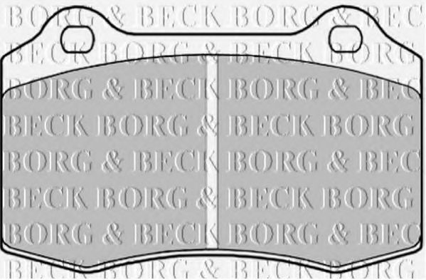 BBP1823 BORG+%26+BECK Brake Pad Set, disc brake