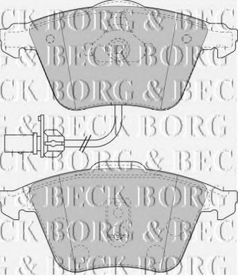 BBP1841 BORG+%26+BECK Brake System Brake Pad Set, disc brake