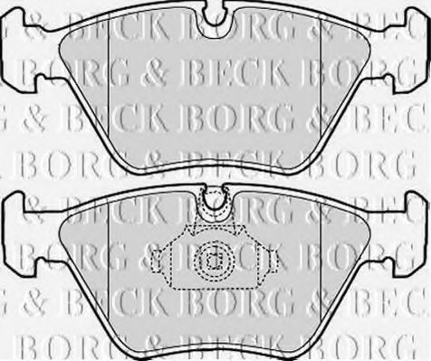 BBP1843 BORG+%26+BECK Brake Pad Set, disc brake