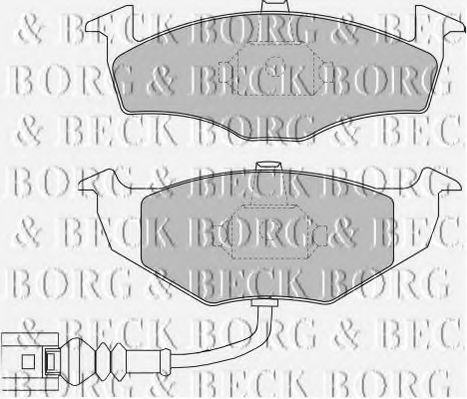 BBP1846 BORG+%26+BECK Brake Pad Set, disc brake