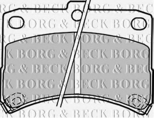 BBP1847 BORG+%26+BECK Brake Pad Set, disc brake