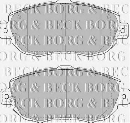 BBP1848 BORG+%26+BECK Brake System Brake Pad Set, disc brake
