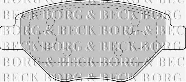 BBP1851 BORG+%26+BECK Brake Pad Set, disc brake