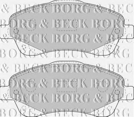 BBP1854 BORG+%26+BECK Brake Pad Set, disc brake