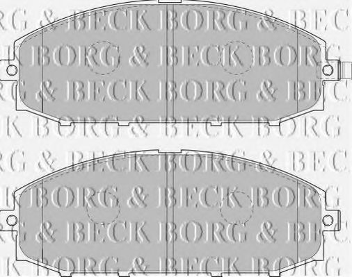 BBP1866 BORG+%26+BECK Brake System Brake Pad Set, disc brake