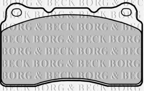 BBP1873 BORG+%26+BECK Brake Pad Set, disc brake