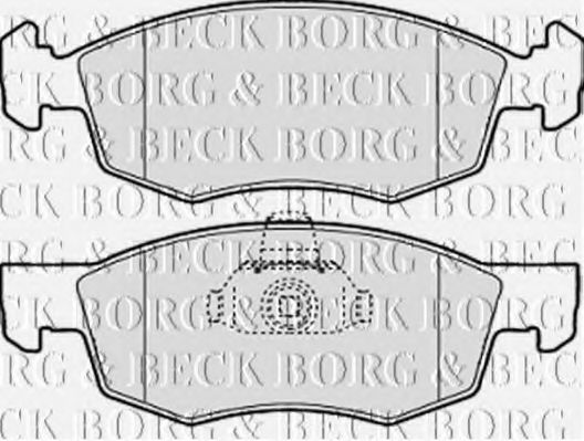 BBP1886 BORG+%26+BECK Brake System Brake Pad Set, disc brake