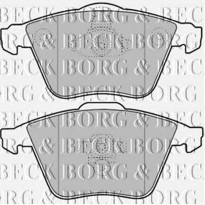 BBP1903 BORG+%26+BECK Brake Pad Set, disc brake