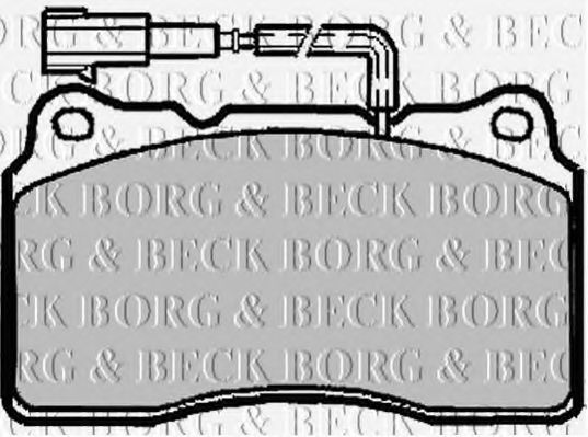 BBP1918 BORG+%26+BECK Brake Pad Set, disc brake