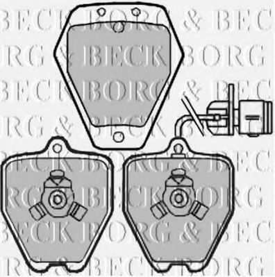 BBP1944 BORG+%26+BECK Brake Pad Set, disc brake