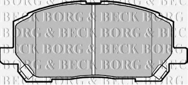 BBP1951 BORG+%26+BECK Bremsbelagsatz, Scheibenbremse