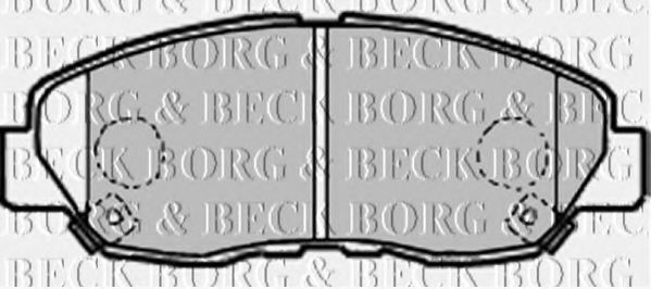 BBP1962 BORG+%26+BECK Brake Pad Set, disc brake