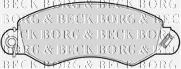 BBP1976 BORG & BECK Brake Pad Set, disc brake