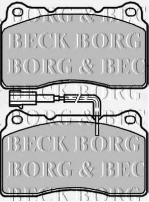 BBP1980 BORG+%26+BECK Brake Pad Set, disc brake