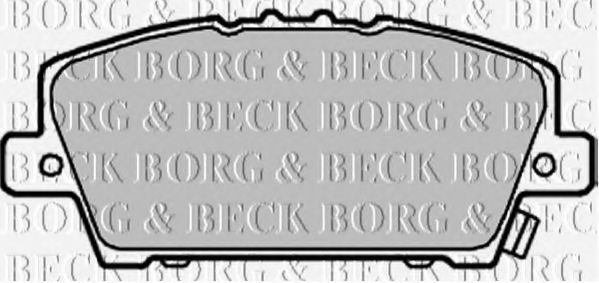 BBP1986 BORG+%26+BECK Brake Pad Set, disc brake