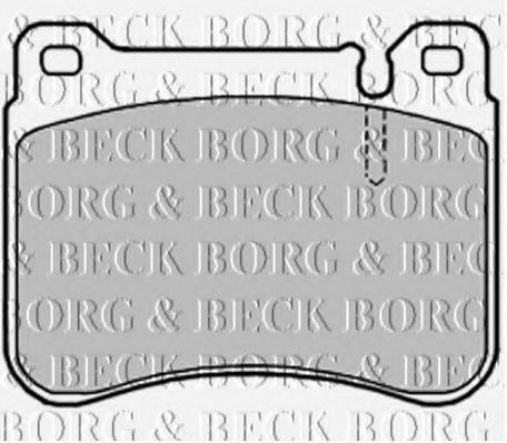 BBP1998 BORG+%26+BECK Тормозная система Комплект тормозных колодок, дисковый тормоз