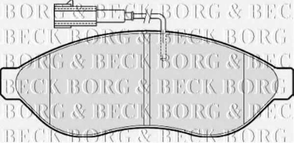BBP2001 BORG+%26+BECK Brake System Brake Pad Set, disc brake