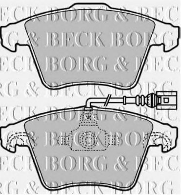 BBP2005 BORG+%26+BECK Brake Pad Set, disc brake