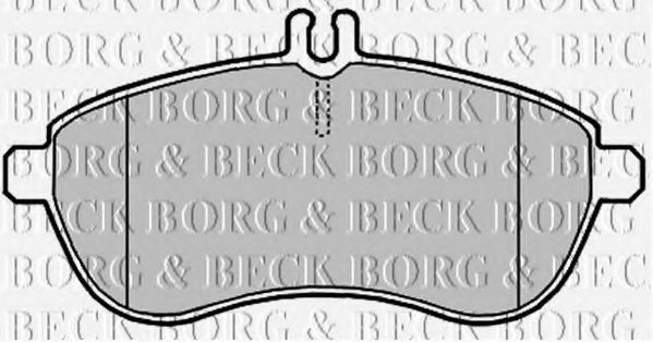 BBP2008 BORG+%26+BECK Brake Pad Set, disc brake